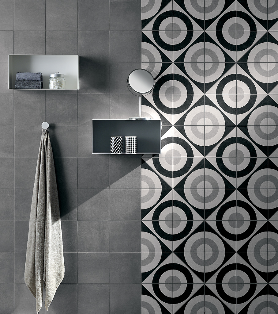 Salle de bain carreaux de ciment mur avec haute définition images ...